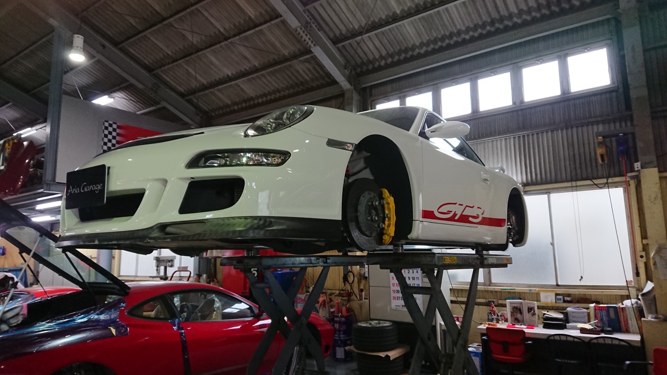 Porsche ポルシェ  カイエンターボ ＆ 911 GT3 車検 - 画像6