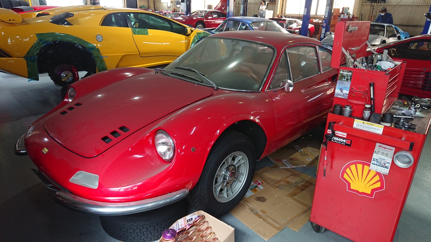 Dino 206GT オーバーホール 進捗状況