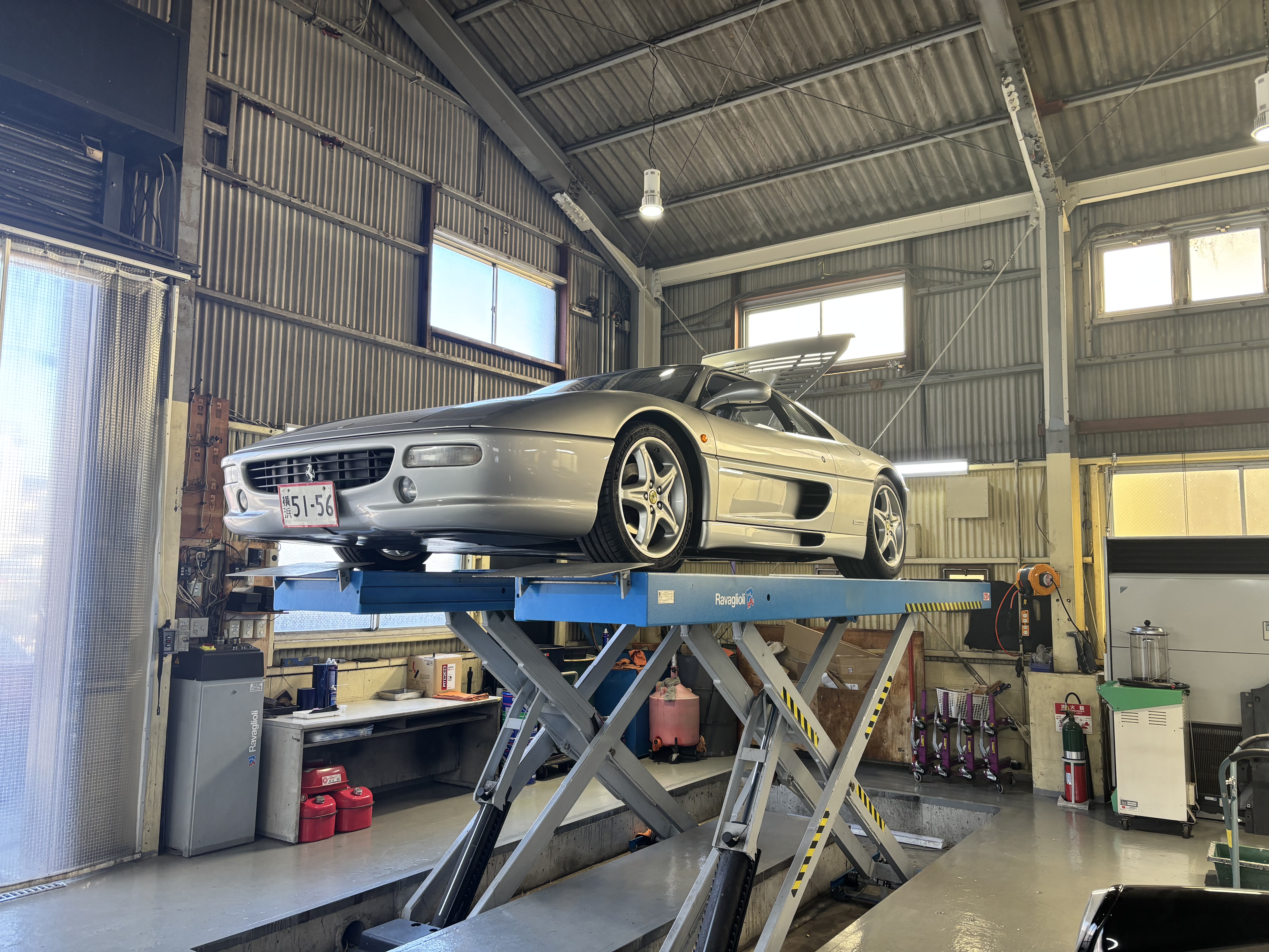 Ｆ３５５Ｂ、エンジン始動！
